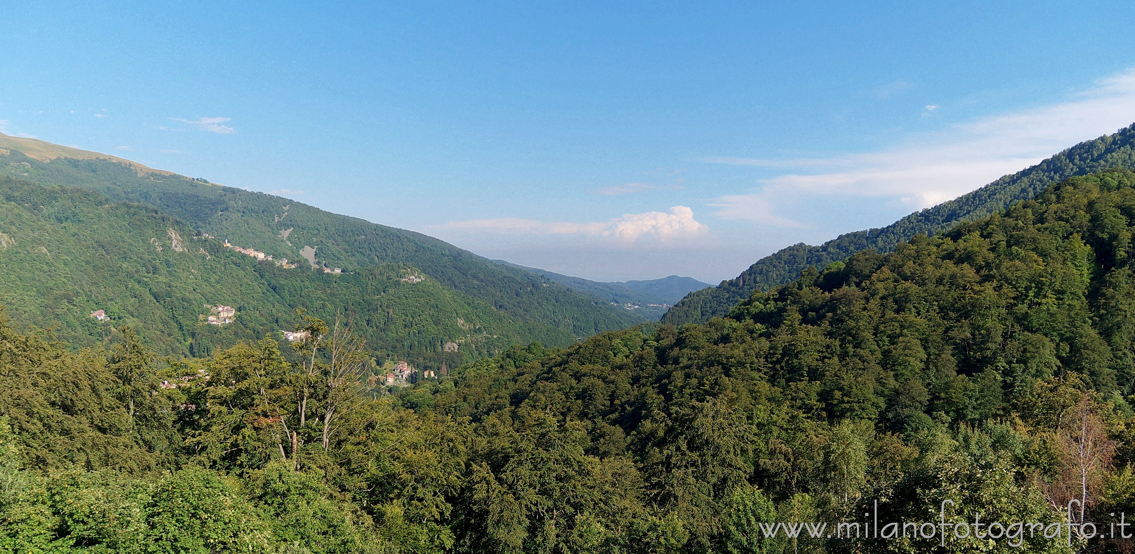 Campiglia Cervo (Biella, Italy) - Panorama from the Sanctuary of San Giovanni di Andorno